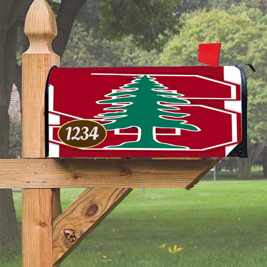 Stanford University Symbol Magnetic Mailbox Cover 18" X 21" Outdoor Decor