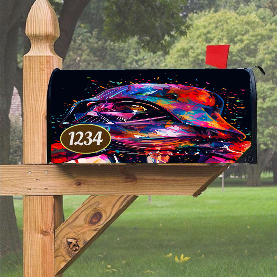Star Wars Art Magnetic Mailbox Cover 18" X 21" Outdoor Decor