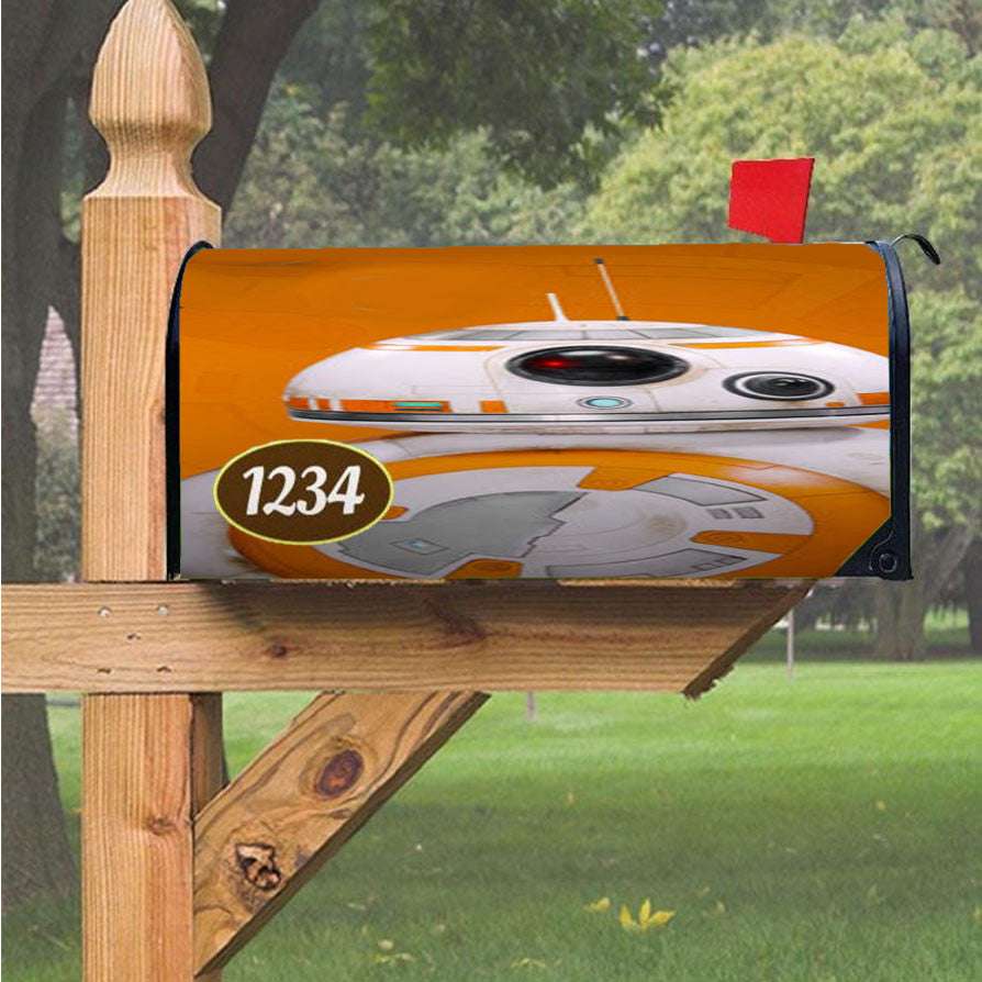 Star Wars Bb-8 Droid Magnetic Mailbox Cover 18" X 21" Outdoor Decor