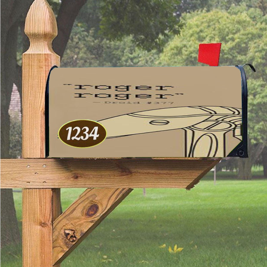 Star Wars Droid 377 Magnetic Mailbox Cover 18" X 21" Outdoor Decor