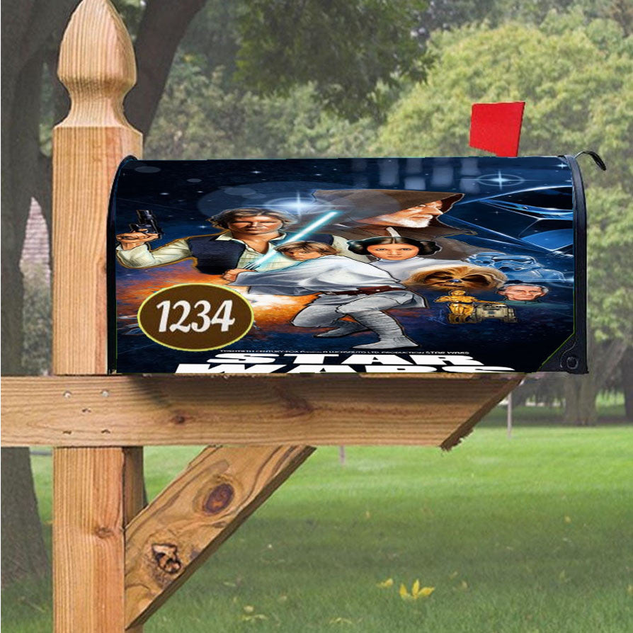 Star Wars Episode Iv Magnetic Mailbox Cover 18" X 21" Outdoor Decor