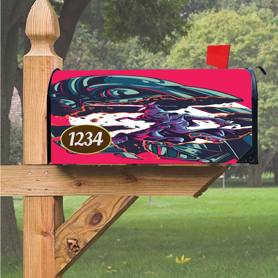 Star Wars Fan Art Magnetic Mailbox Cover 18" X 21" Outdoor Decor