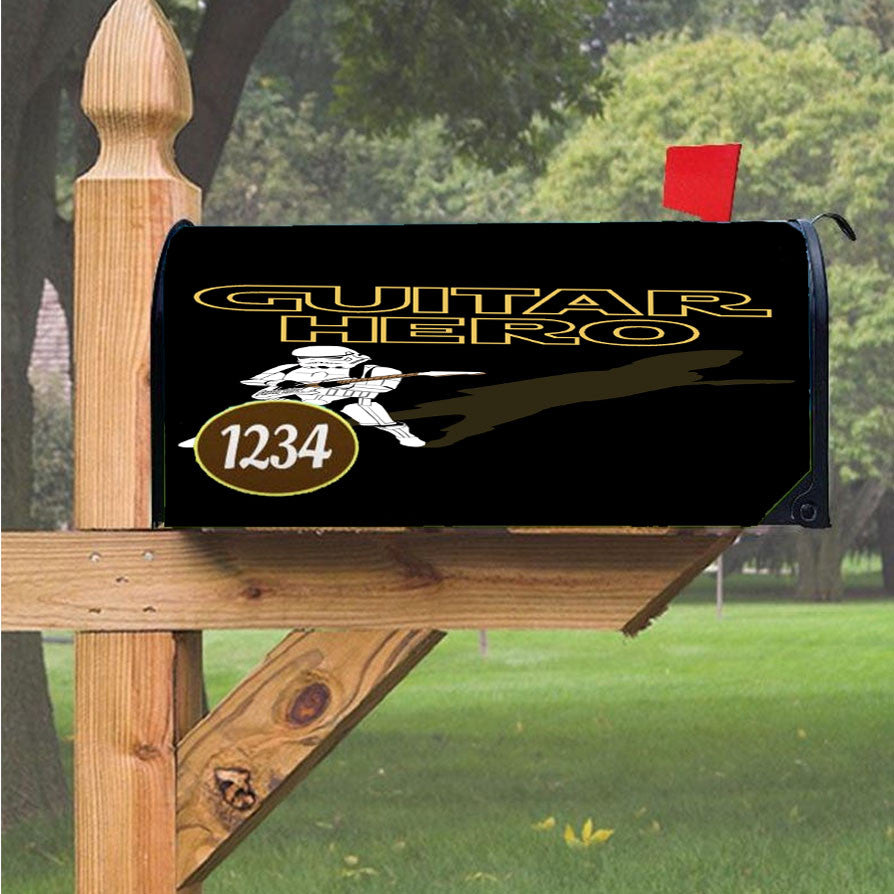 Star Wars Guitar Hero Magnetic Mailbox Cover 18" X 21" Outdoor Decor