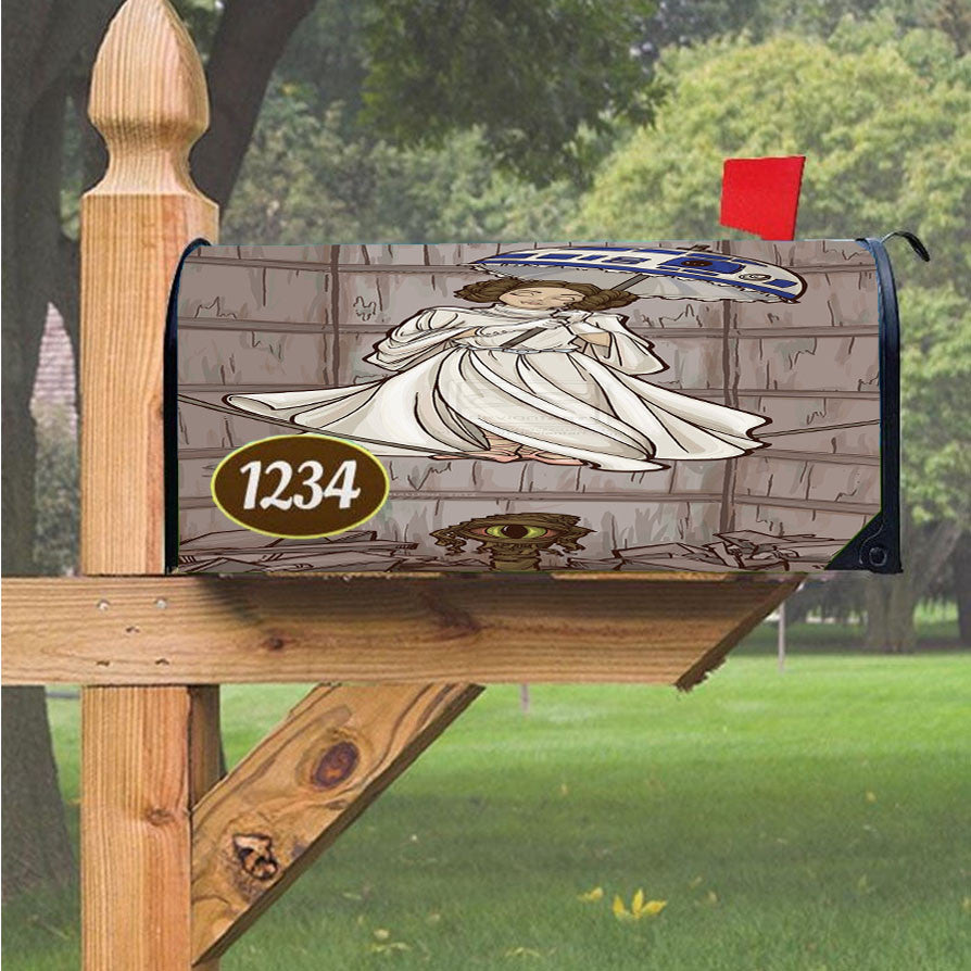 Star Wars Haunted Magnetic Mailbox Cover 18" X 21" Outdoor Decor