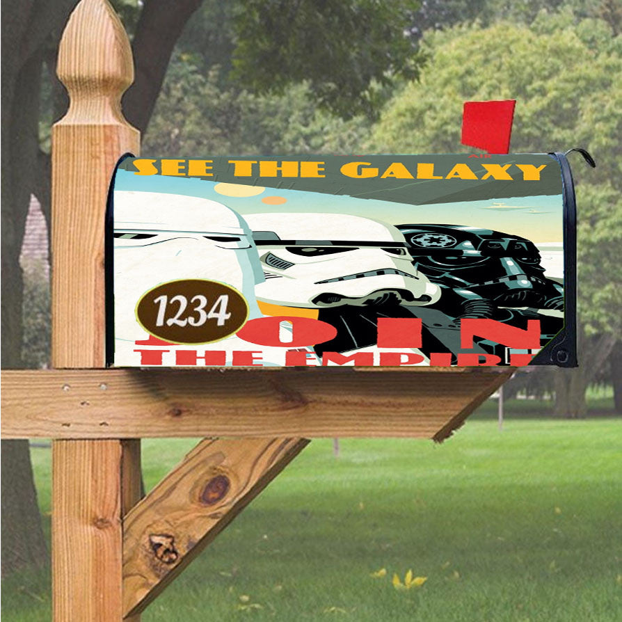 Star Wars Poster 3 Magnetic Mailbox Cover 18" X 21" Outdoor Decor