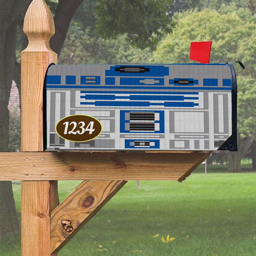 Star Wars Rd Lego Magnetic Mailbox Cover 18" X 21" Outdoor Decor