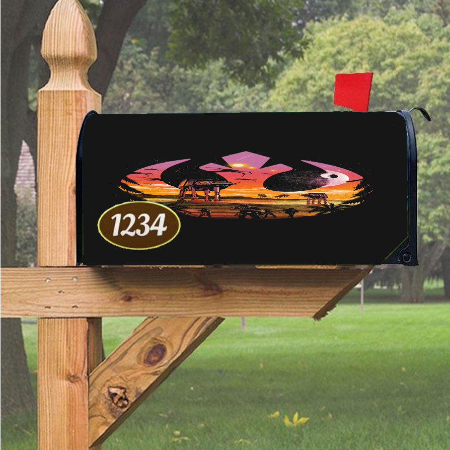 Star Wars Rebel Magnetic Mailbox Cover 18" X 21" Outdoor Decor