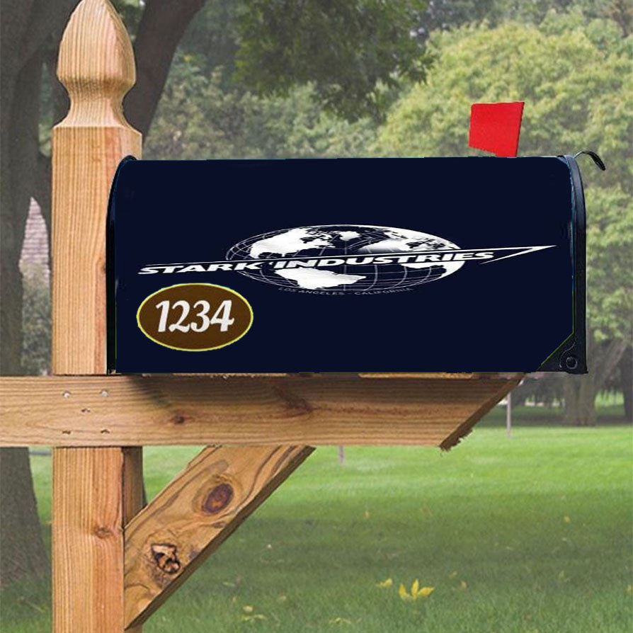 Stark Industries Magnetic Mailbox Cover 18" X 21" Outdoor Decor