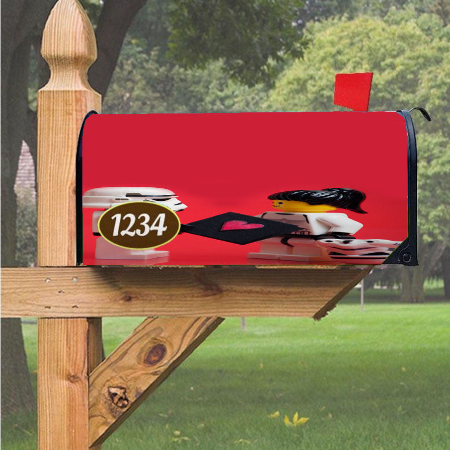 Start Wars Disney Lego Magnetic Mailbox Cover 18" X 21" Outdoor Decor