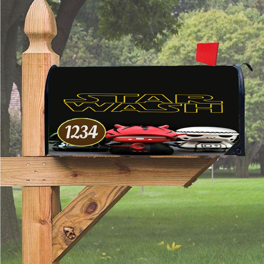 Start Wash Disney Magnetic Mailbox Cover 18" X 21" Outdoor Decor