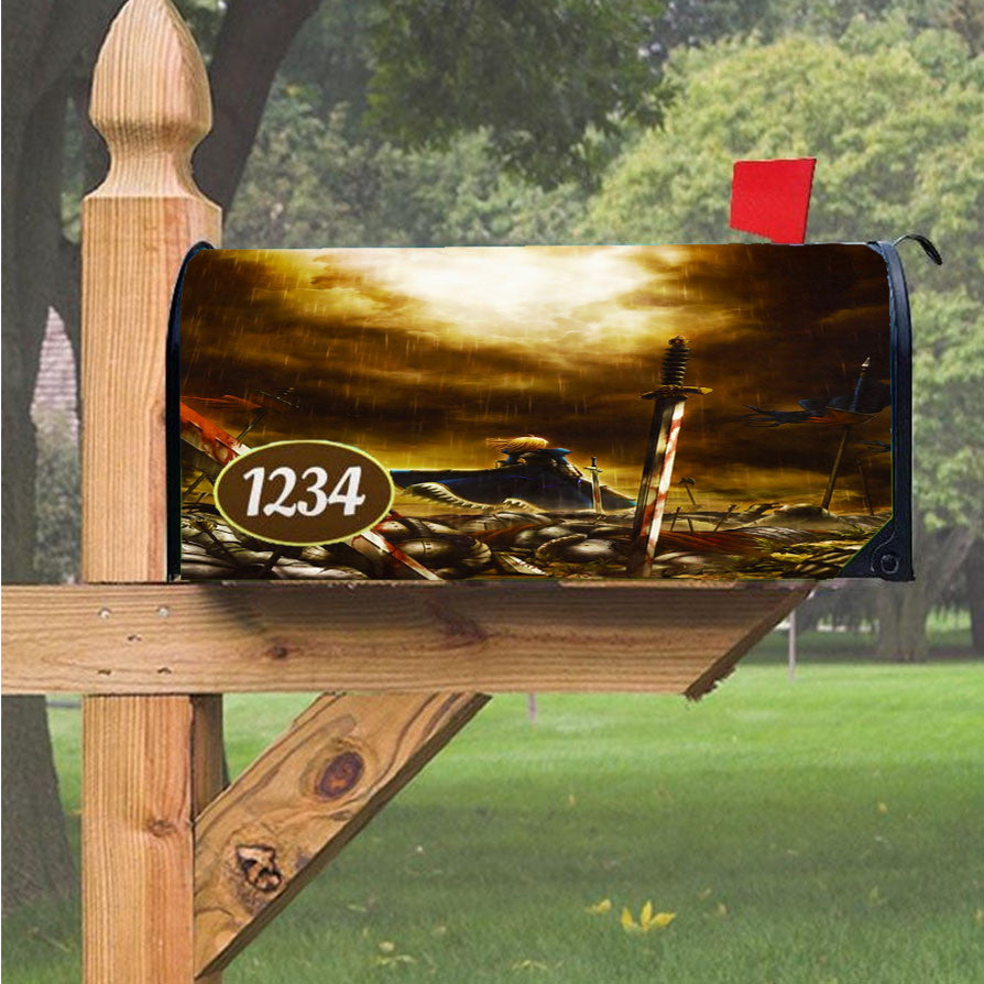 Stay Night Saber Fate Magnetic Mailbox Cover 18" X 21" Outdoor Decor