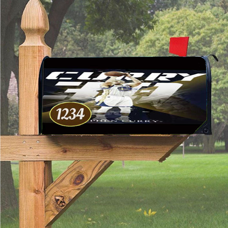 Stephen Curry Big 30 Magnetic Mailbox Cover 18" X 21" Outdoor Decor