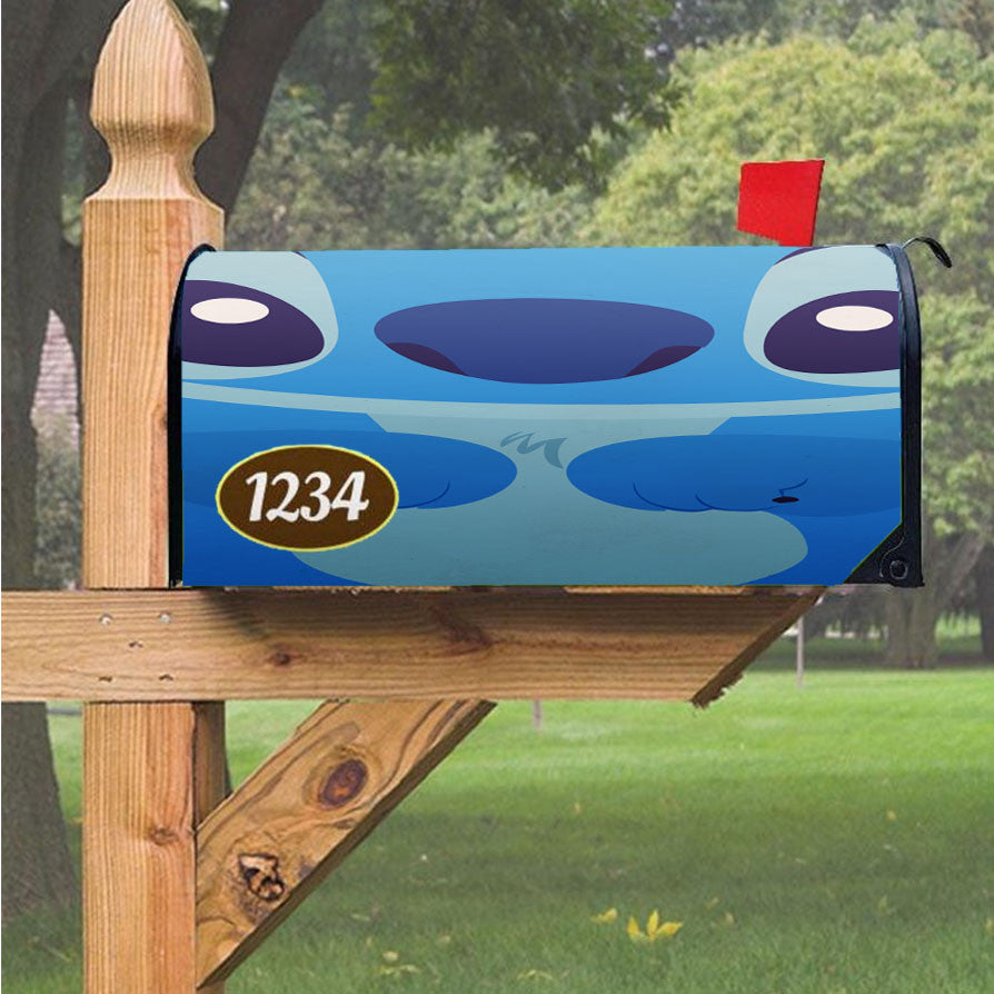 Stich Disney Pixart Magnetic Mailbox Cover 18" X 21" Outdoor Decor