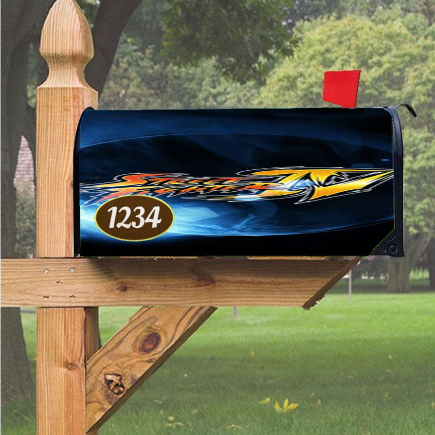 Street Fighter Moon Magnetic Mailbox Cover 18" X 21" Outdoor Decor