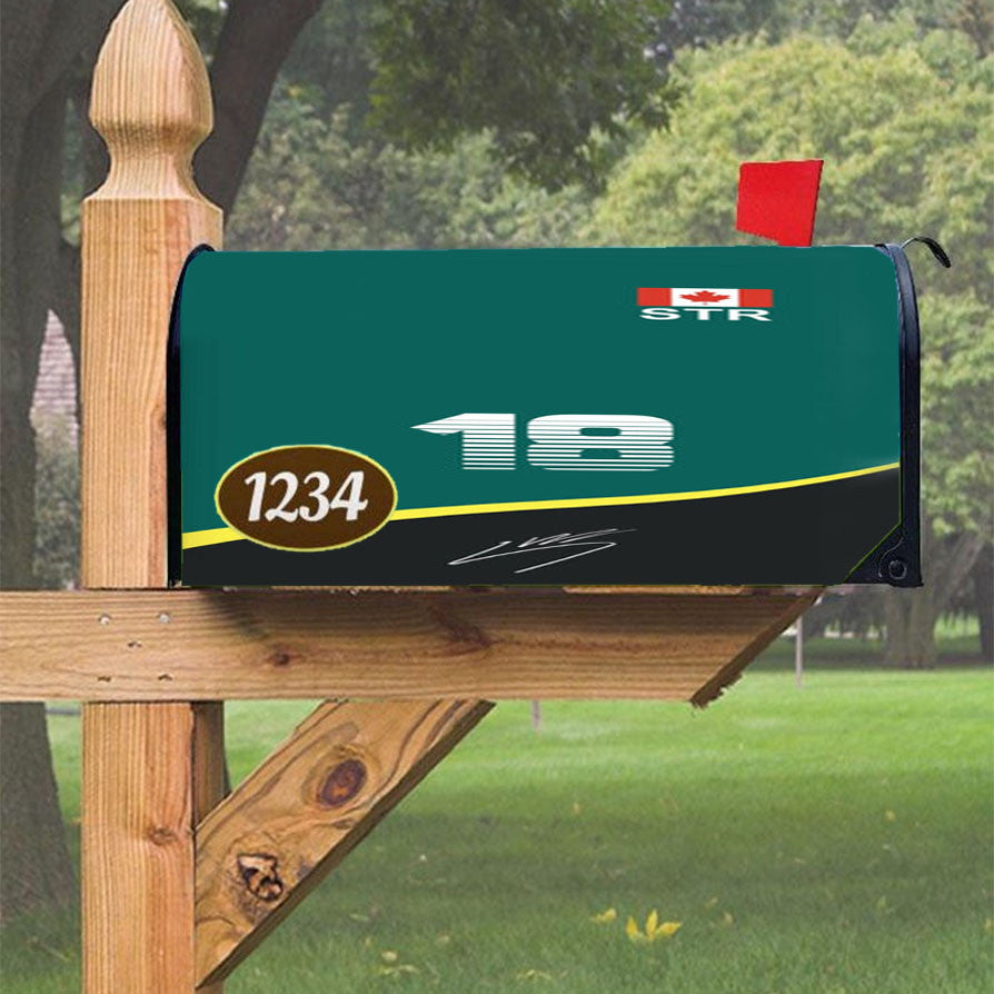 Stroll - F1 Magnetic Mailbox Cover 18" X 21" Outdoor Decor