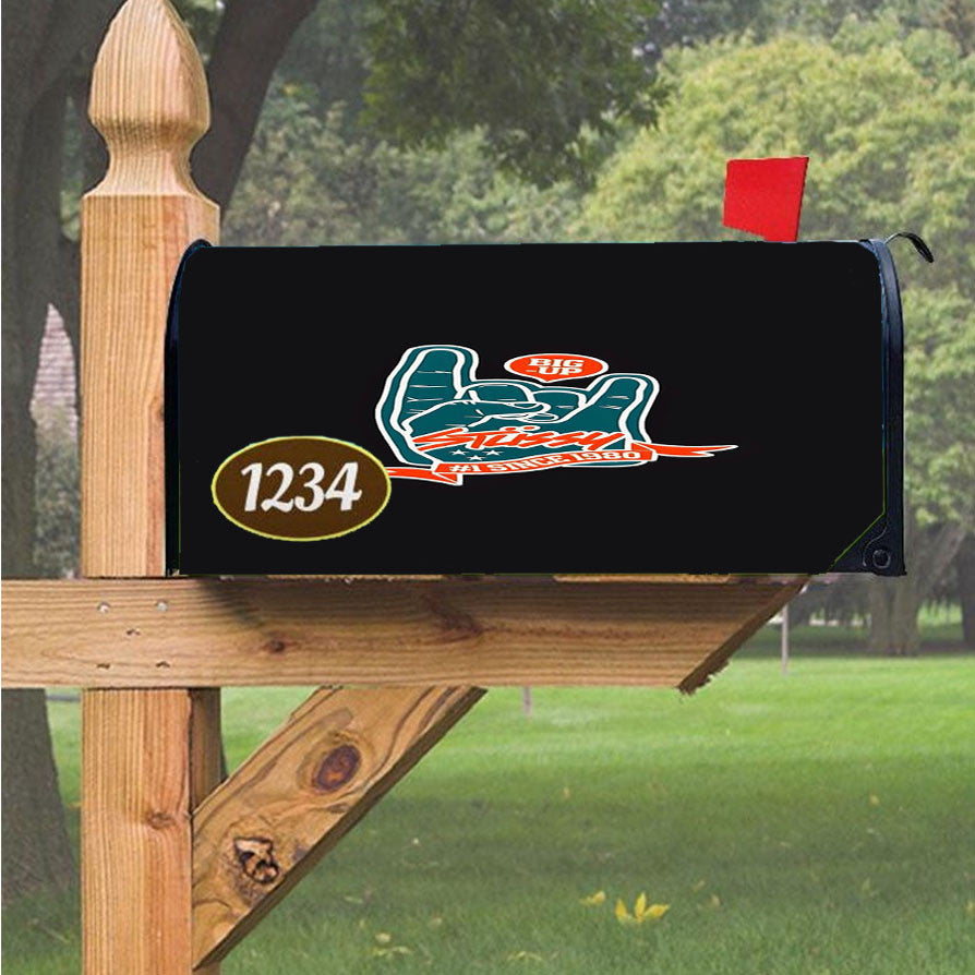 Stussy Wallpaper Icons Magnetic Mailbox Cover 18" X 21" Outdoor Decor