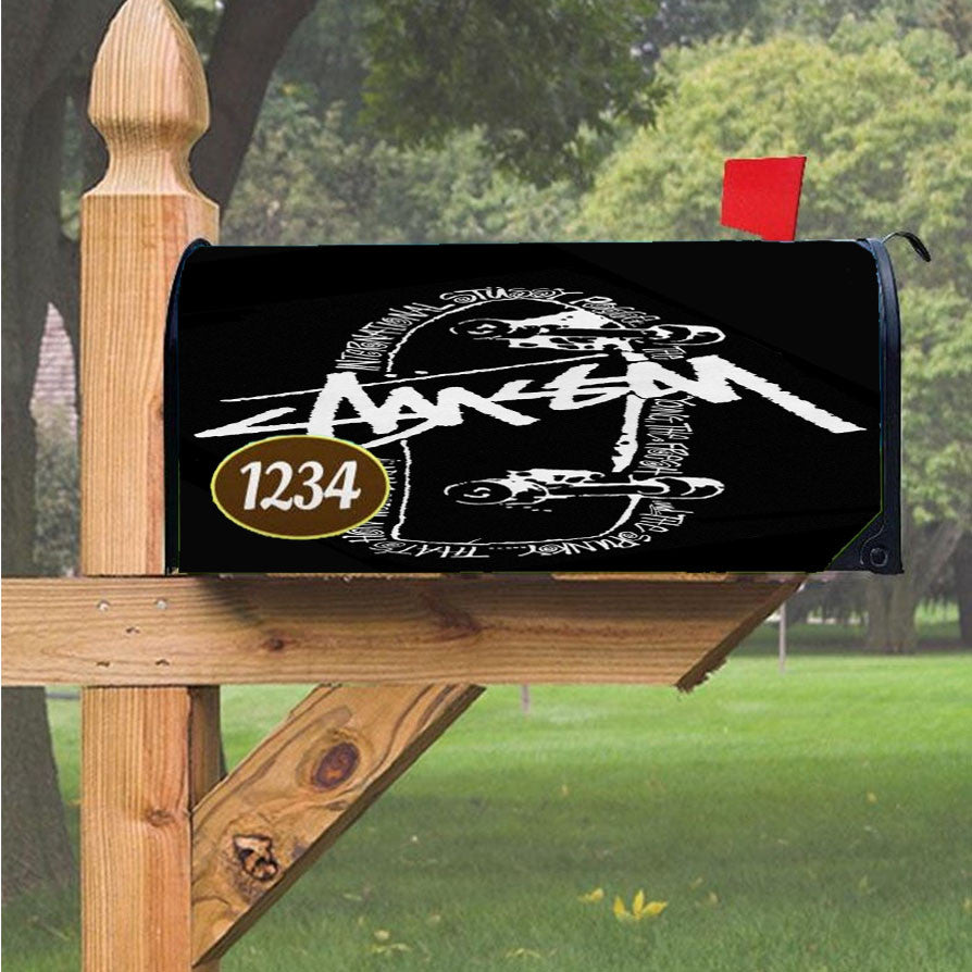 Stussy World Tour Magnetic Mailbox Cover 18" X 21" Outdoor Decor