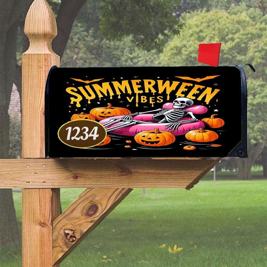 Summerween Magnetic Mailbox Cover 18" X 21" Outdoor Decor
