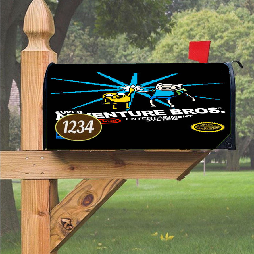 Super Adventure Bros Magnetic Mailbox Cover 18" X 21" Outdoor Decor