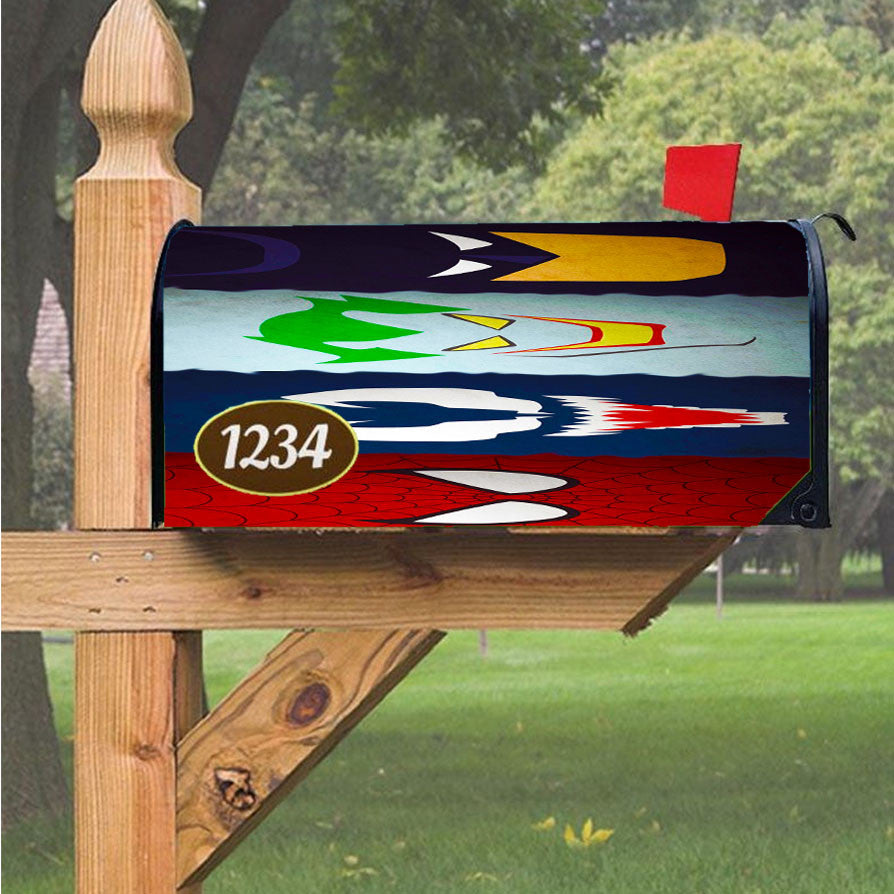 Super Heroes Dc Marvel Magnetic Mailbox Cover 18" X 21" Outdoor Decor