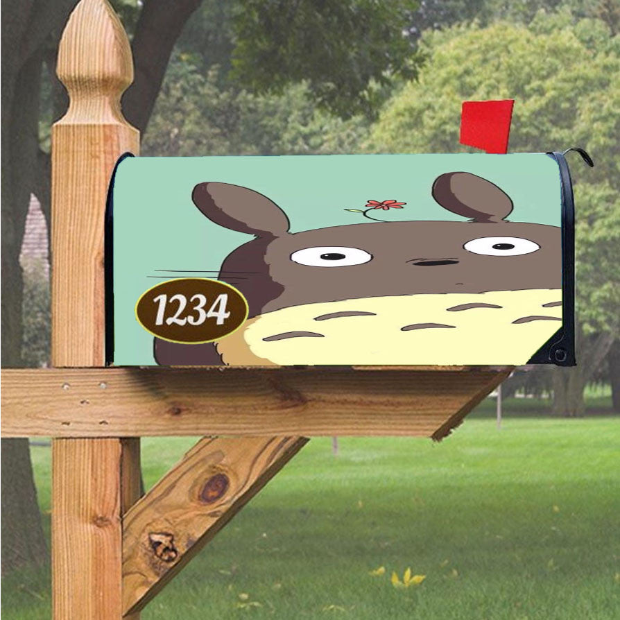 Ghibli Studio Totoro Magnetic Mailbox Cover 18" X 21" Outdoor Decor