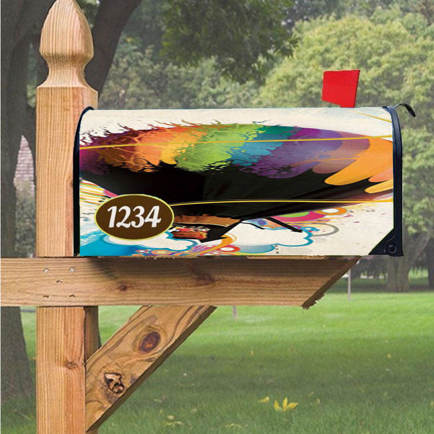 Graphic Art Balloon Magnetic Mailbox Cover 18" X 21" Outdoor Decor
