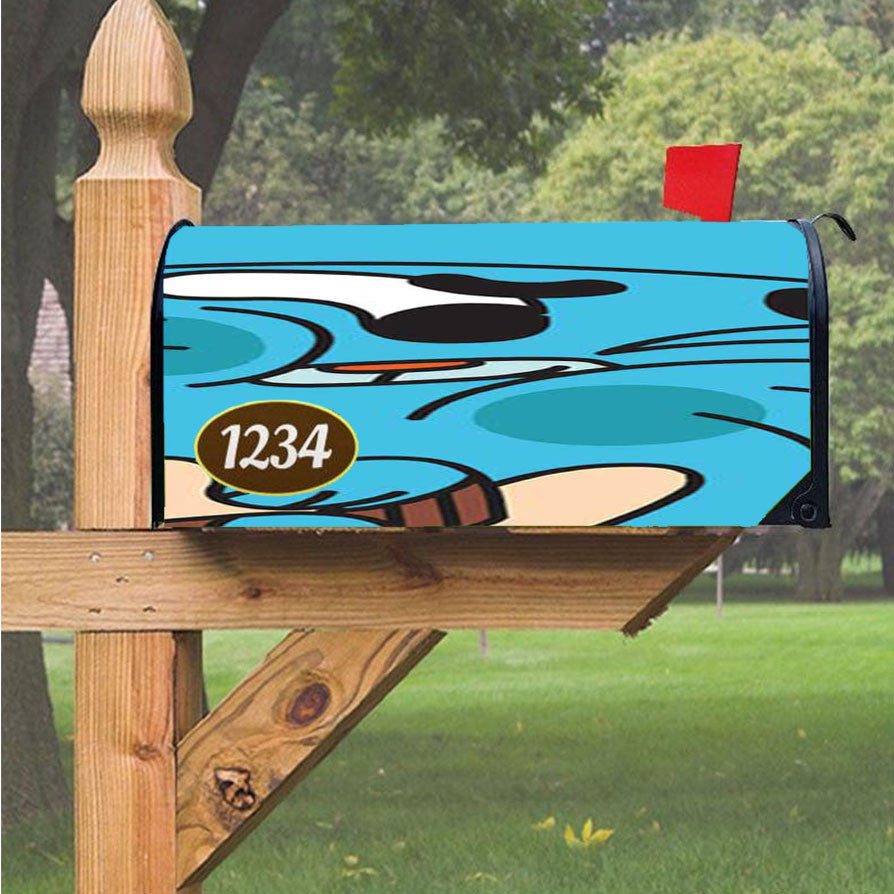 Gumball Scrunch Magnetic Mailbox Cover 18" X 21" Outdoor Decor