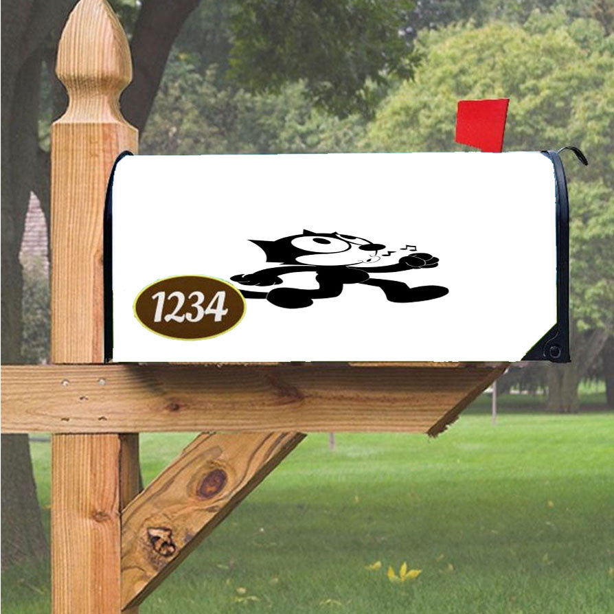 Happy Felix The Cat Magnetic Mailbox Cover 18" X 21" Outdoor Decor