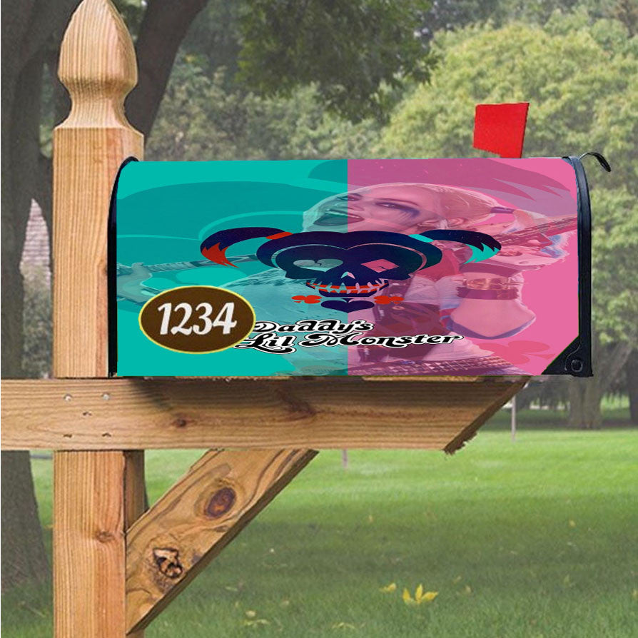 Harley Queen Magnetic Mailbox Cover 18" X 21" Outdoor Decor
