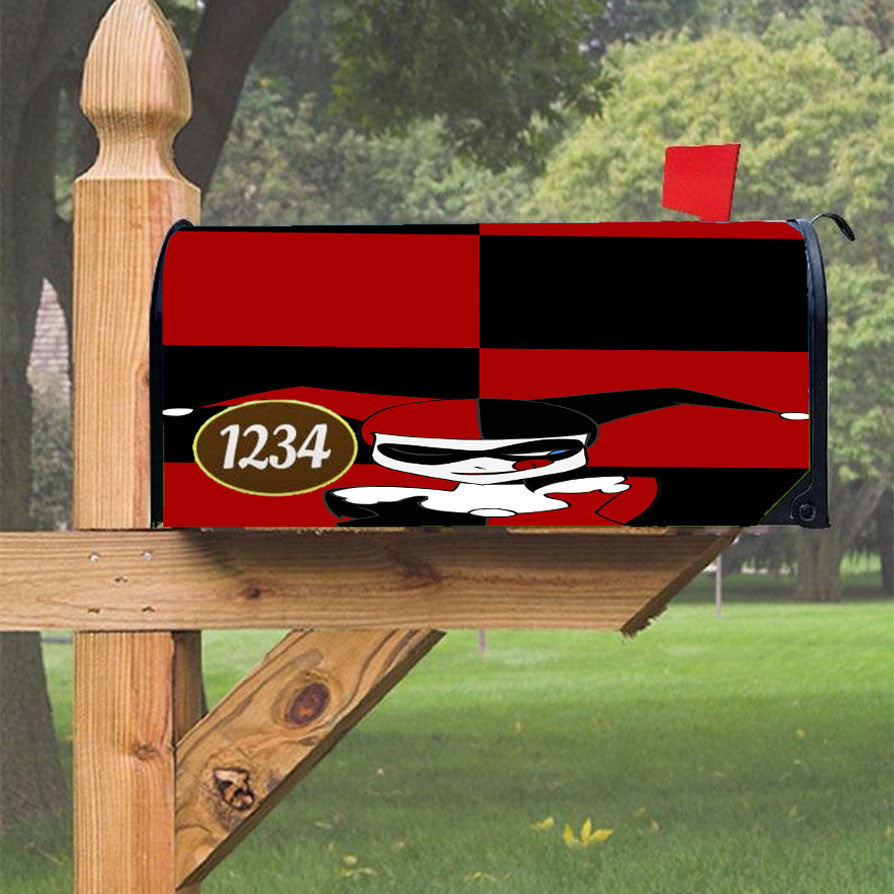 Harley Queen Minimalist Magnetic Mailbox Cover 18" X 21" Outdoor Decor