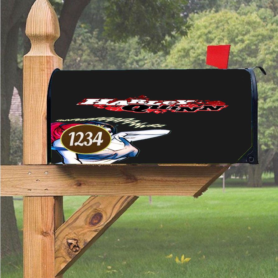 Harley Quinn Magnetic Mailbox Cover 18" X 21" Outdoor Decor