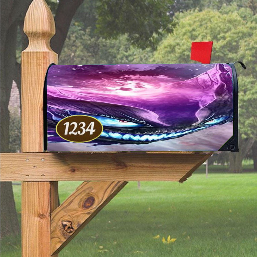 Haunter Ghost Pokemon Art Illustrations Magnetic Mailbox Cover 18" X 21" Outdoor Decor
