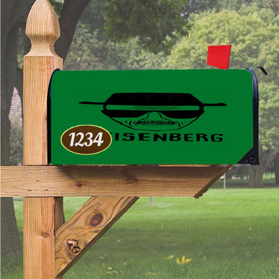 Heisenberg Breaking Bad Art Magnetic Mailbox Cover 18" X 21" Outdoor Decor