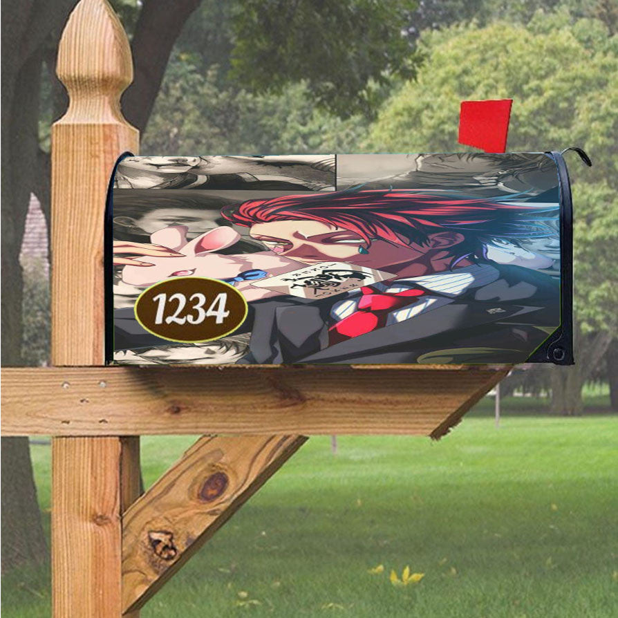 Hisoka Joker Hunter X Hunter Magnetic Mailbox Cover 18" X 21" Outdoor Decor