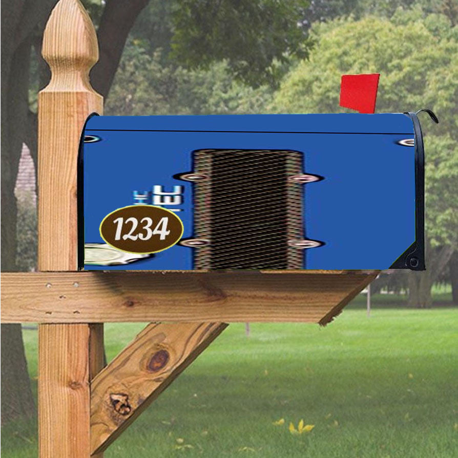 Honda Vtec Blue Magnetic Mailbox Cover 18" X 21" Outdoor Decor