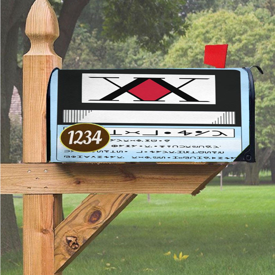 Hunter X Hunter License Wallet Magnetic Mailbox Cover 18" X 21" Outdoor Decor