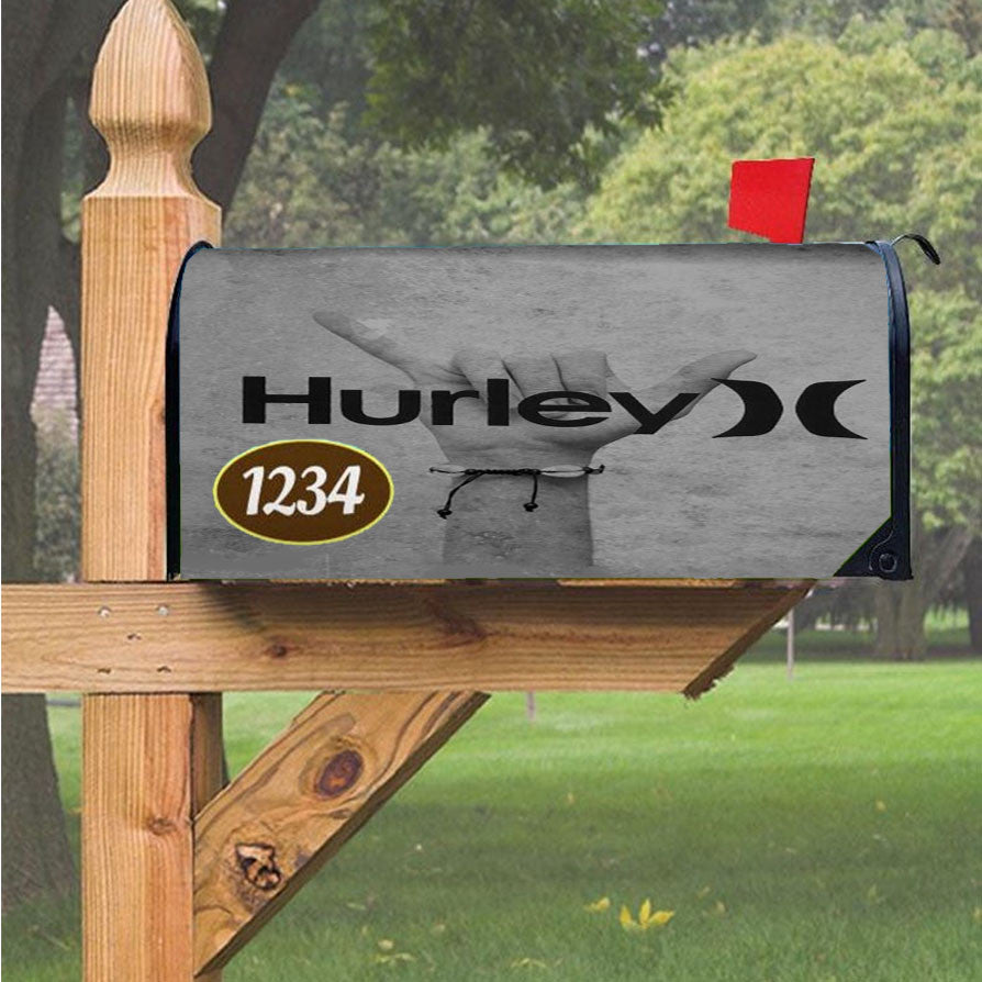 Hurley Hand Magnetic Mailbox Cover 18" X 21" Outdoor Decor