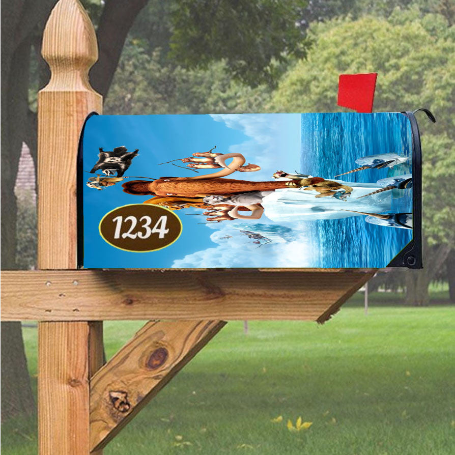 Ice Age Continental Drift Magnetic Mailbox Cover 18" X 21" Outdoor Decor