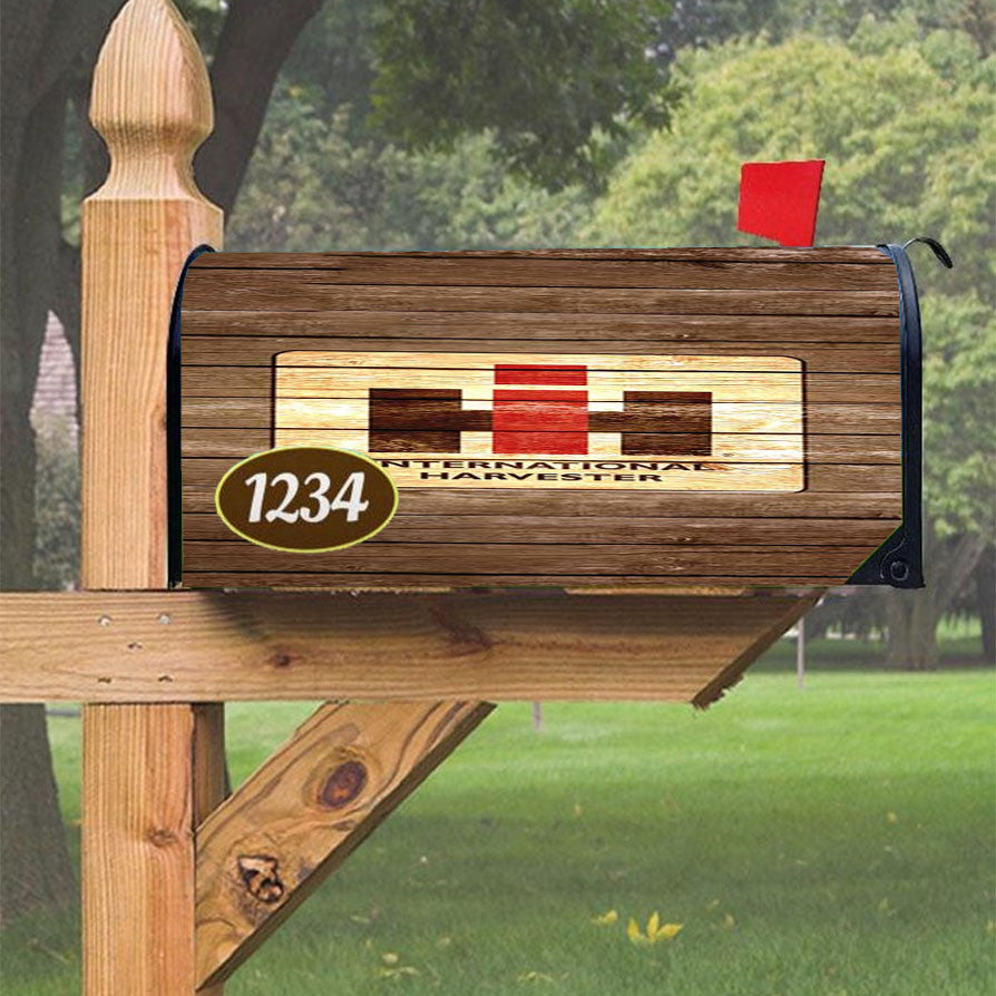 Ih International Harvester 4 Magnetic Mailbox Cover 18" X 21" Outdoor Decor