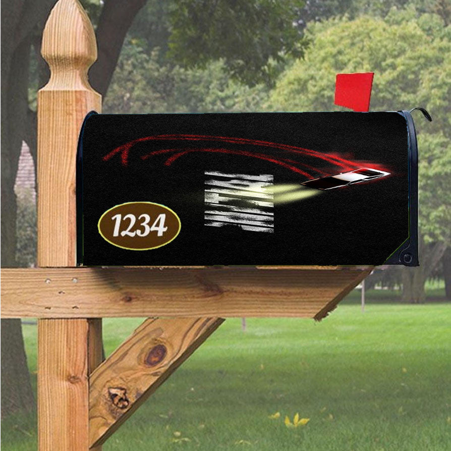 Initial D Drive Magnetic Mailbox Cover 18" X 21" Outdoor Decor