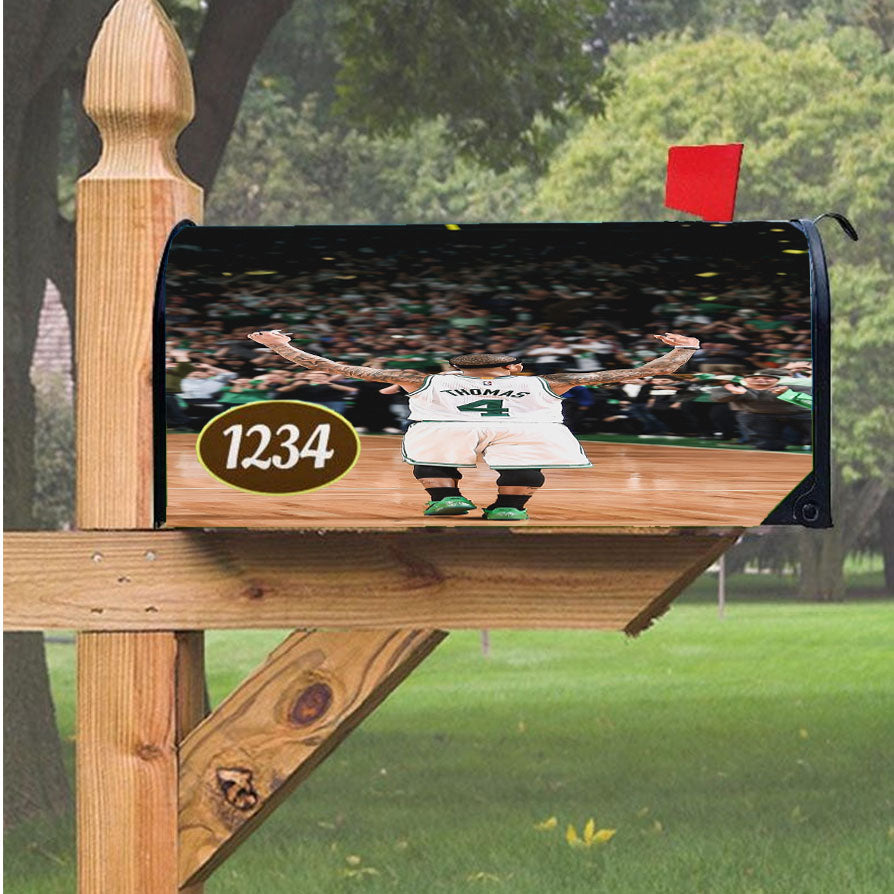 Isaiah Thomas Magnetic Mailbox Cover 18" X 21" Outdoor Decor