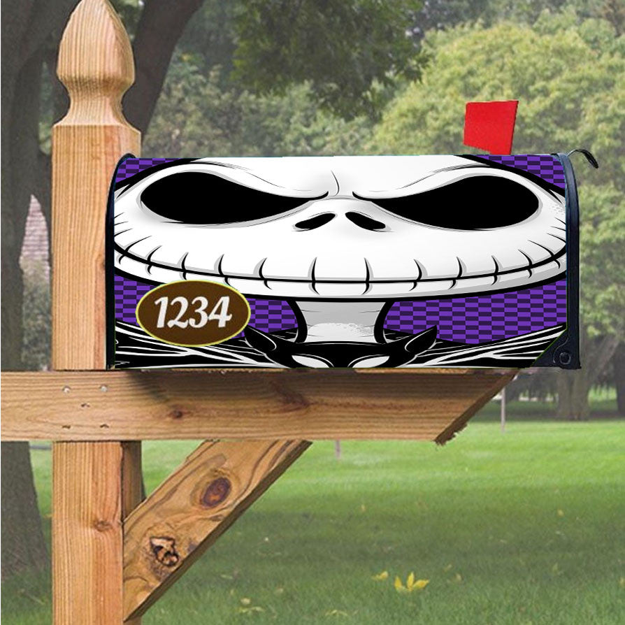 Jack Skellington Magnetic Mailbox Cover 18" X 21" Outdoor Decor
