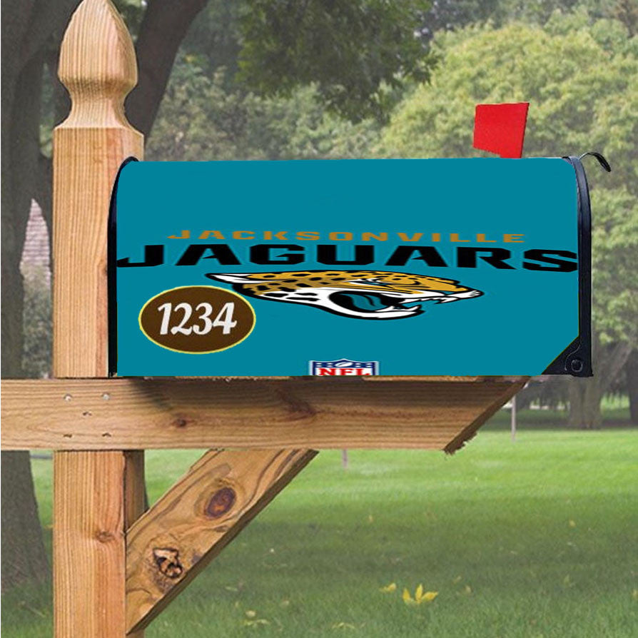 Jacksonville Jaguars 1 Magnetic Mailbox Cover 18" X 21" Outdoor Decor