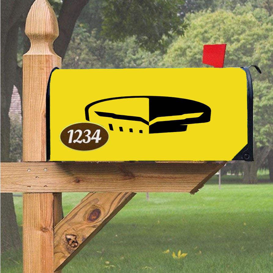 Jake Decal Logo Magnetic Mailbox Cover 18" X 21" Outdoor Decor