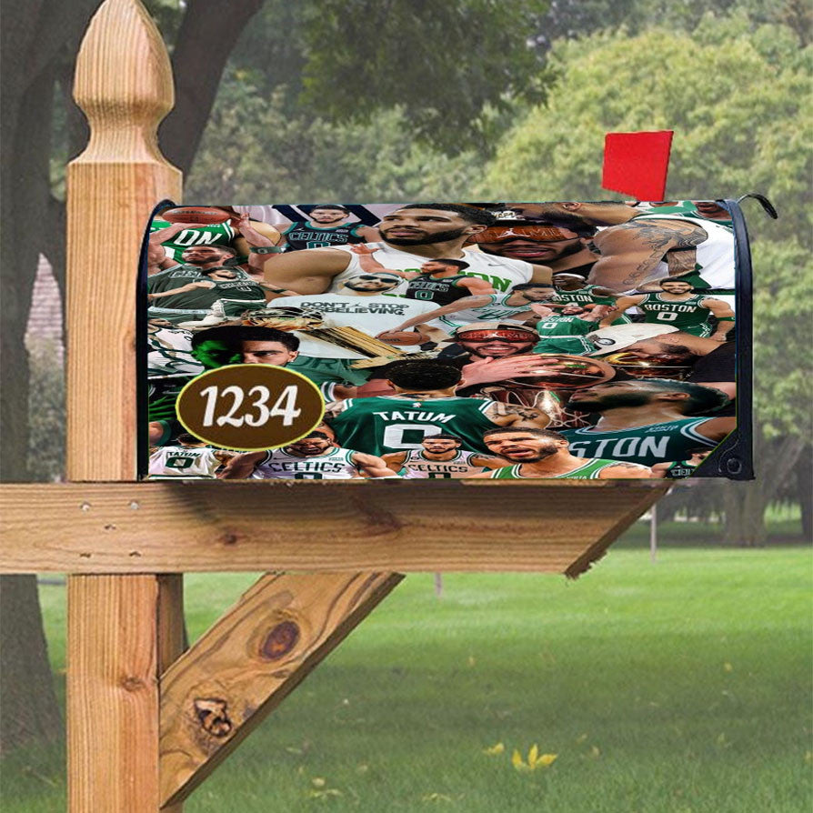 Jayson Tatum Magnetic Mailbox Cover 18" X 21" Outdoor Decor