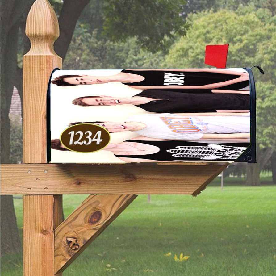 Jc Caylen, Ricky Dillon, Kian Lawley, And Connor Franta Magnetic Mailbox Cover 18" X 21" Outdoor Decor