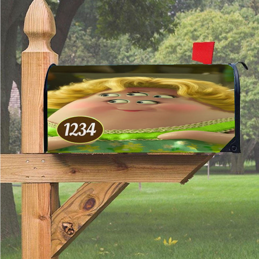 Jeannine Squibbles Monster University Magnetic Mailbox Cover 18" X 21" Outdoor Decor