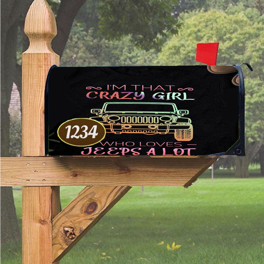 Jeep A Lot Magnetic Mailbox Cover 18" X 21" Outdoor Decor