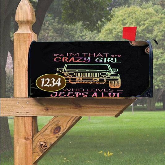 Jeep A Lot Magnetic Mailbox Cover 18" X 21" Outdoor Decor
