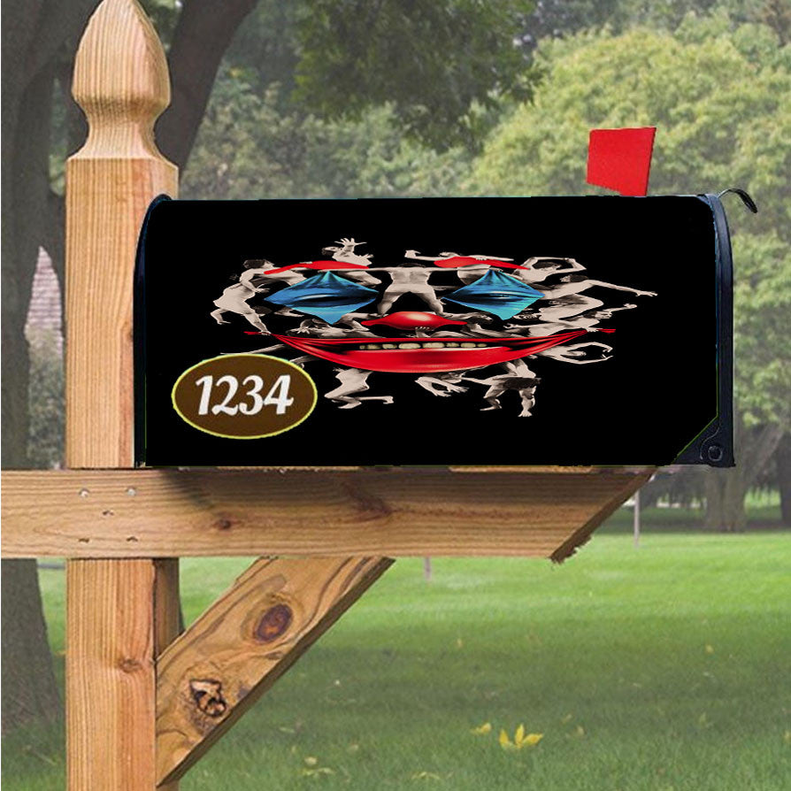Joker 2019 Black Pose Magnetic Mailbox Cover 18" X 21" Outdoor Decor
